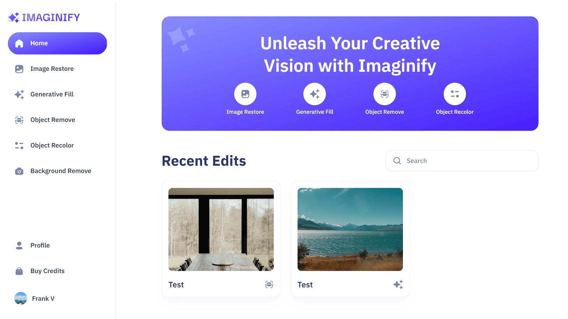 An image of the Imaginify project.